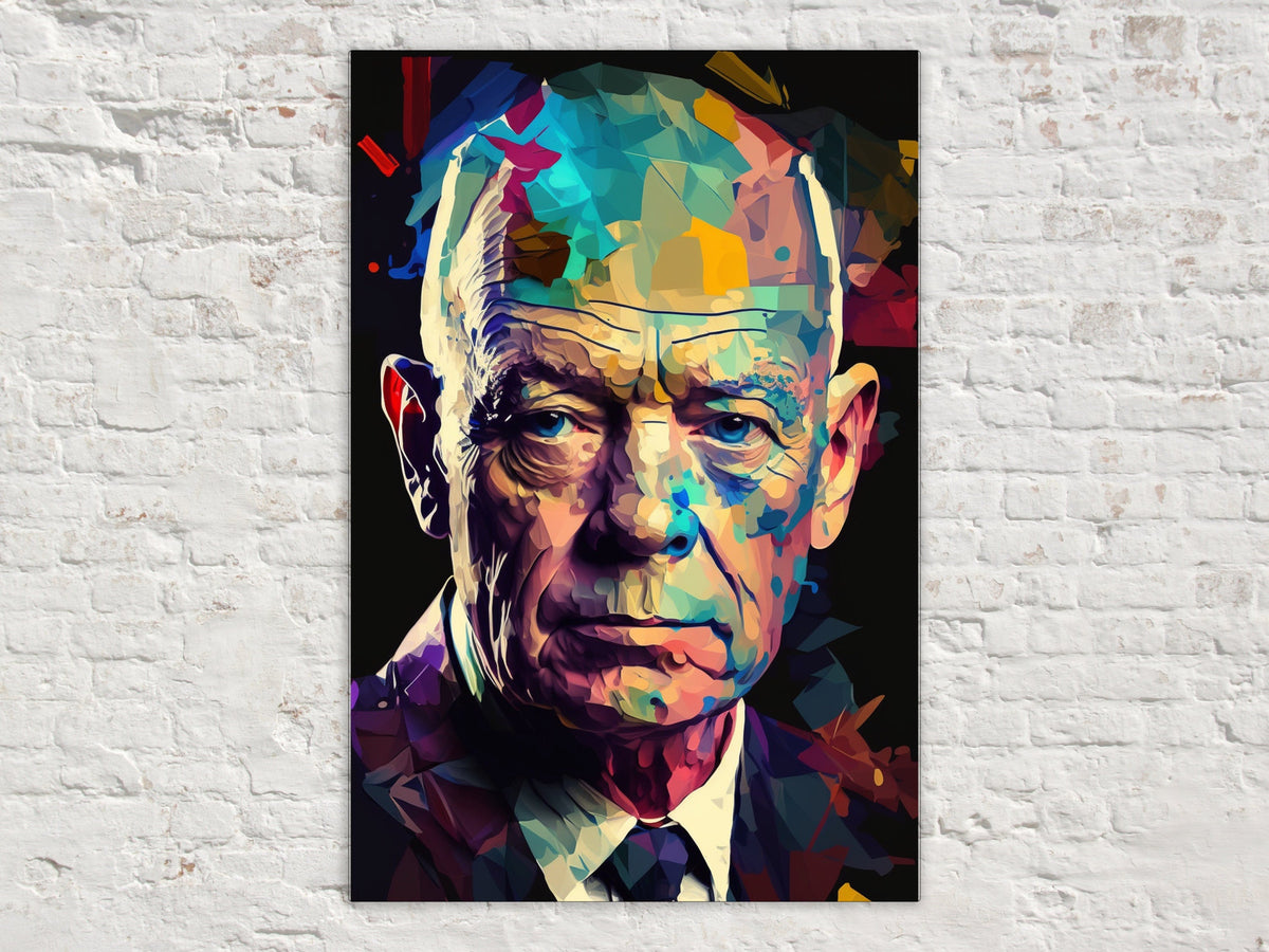 Abstract Colorful Portrait Digital Art