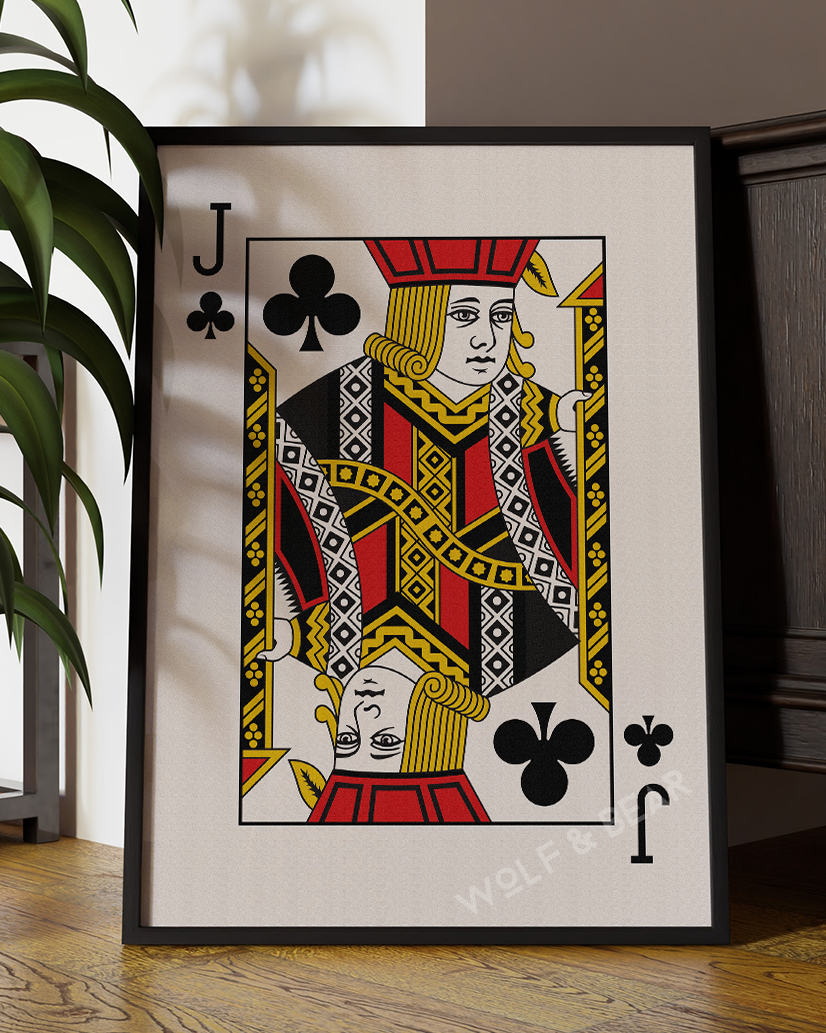 Jack of Clubs Playing Card Digital Art