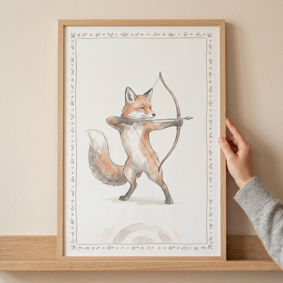 Archer Fox Digital Artwork