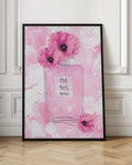 Chic Pink Paris Perfume Bottle Digital Art