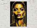 Golden Radiance Digital Art Print
