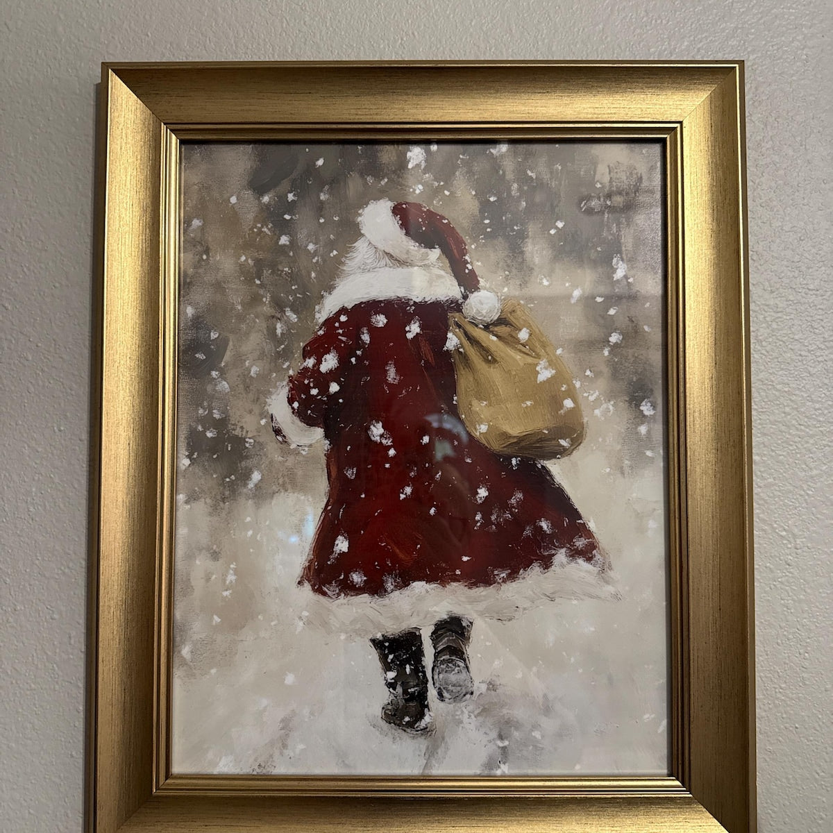 Santa in the Snow Digital Download