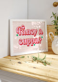Fancy a Cuppa Retro Digital Print