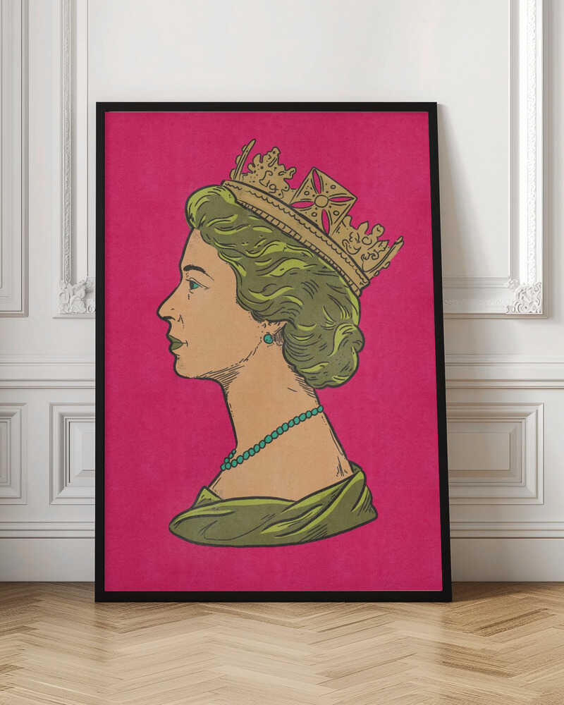 Regal Pop Queen Digital Art Print