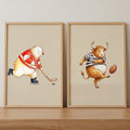Sports Animals Digital Art Set