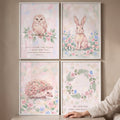 Whimsical Woodland Nursery Animal Digital Wall Art Set