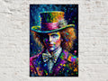 Vibrant Mad Hatter Digital Artwork