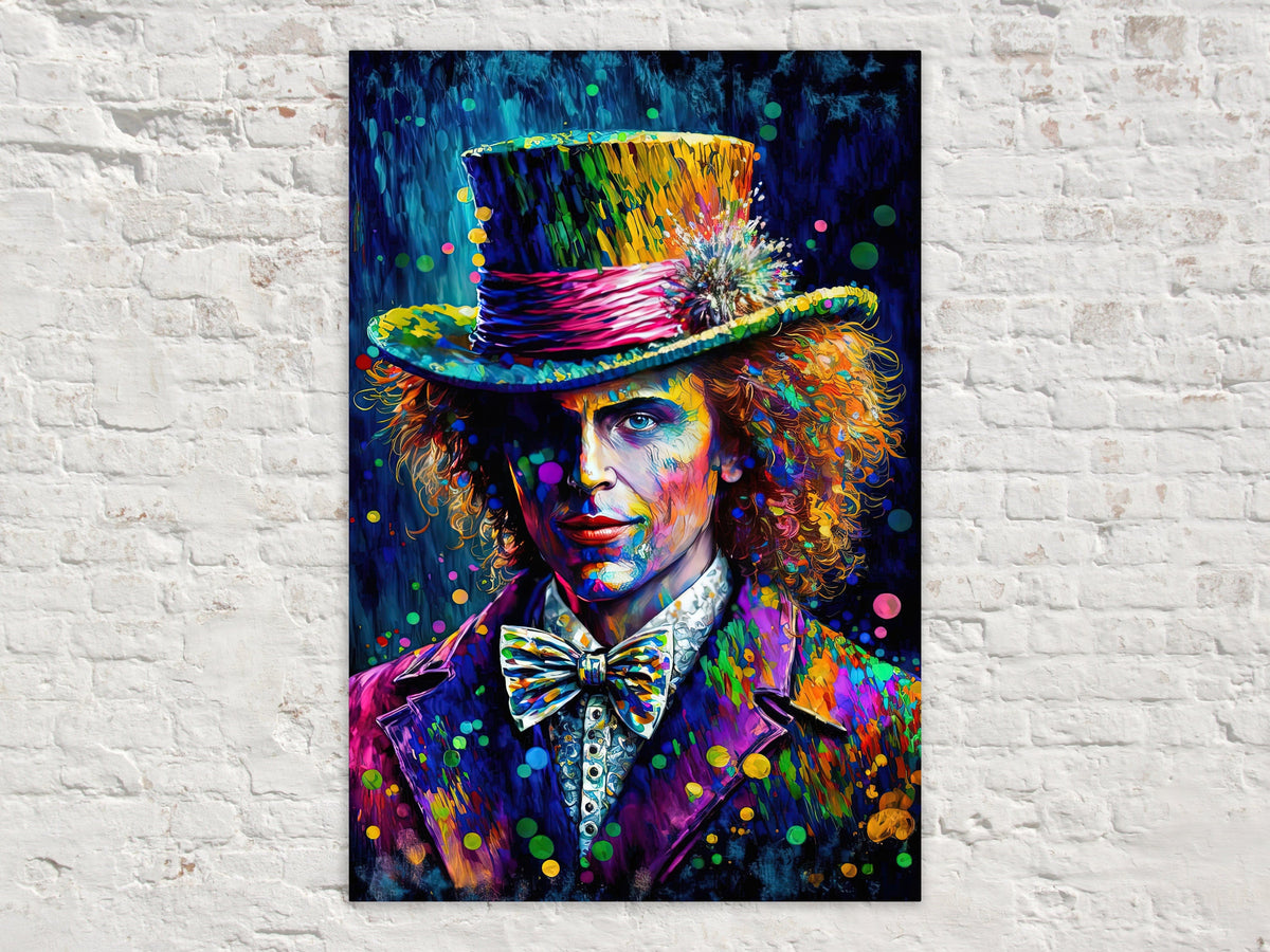 Vibrant Mad Hatter Digital Artwork