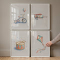 Vintage Toy Set Digital Art Prints