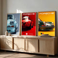 Classic Porsche 911 Trio Digital Art