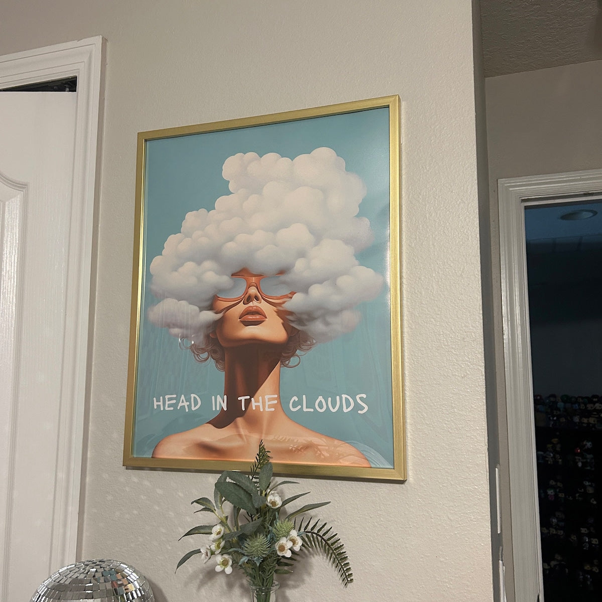 Head In The Clouds Digital Art Print