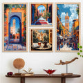 Moroccan Architecture and Streets Gallery Set