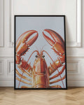 Red Lobster Coastal Art Print