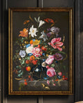 Classic Dutch Floral Still Life Digital Art