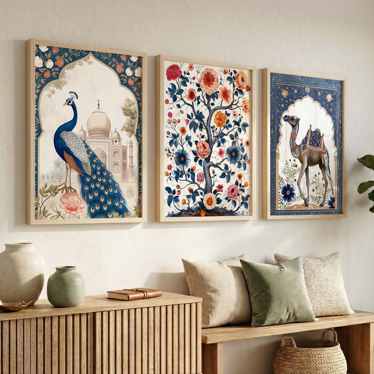 Mughal Heritage Digital Art Trio