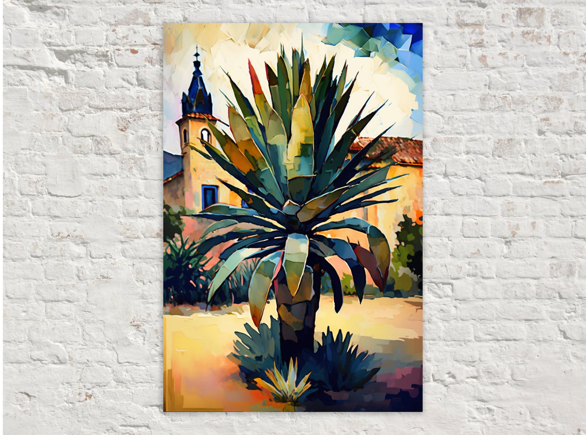 Abstract Agave Plant Digital Art