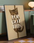 You Got This Cute Kitten Motivational Digital Art