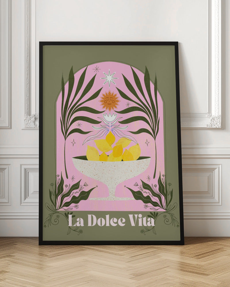 La Dolce Vita Lemon Bowl Digital Art