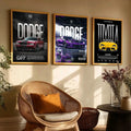 Ultimate Sports Cars Digital Art Trio