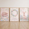 Be Strong And Courageous Woodland Nursery Trio Digital Art
