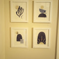 Minimalist Boho Celestial Gallery Wall Set of 4 Digital Prints