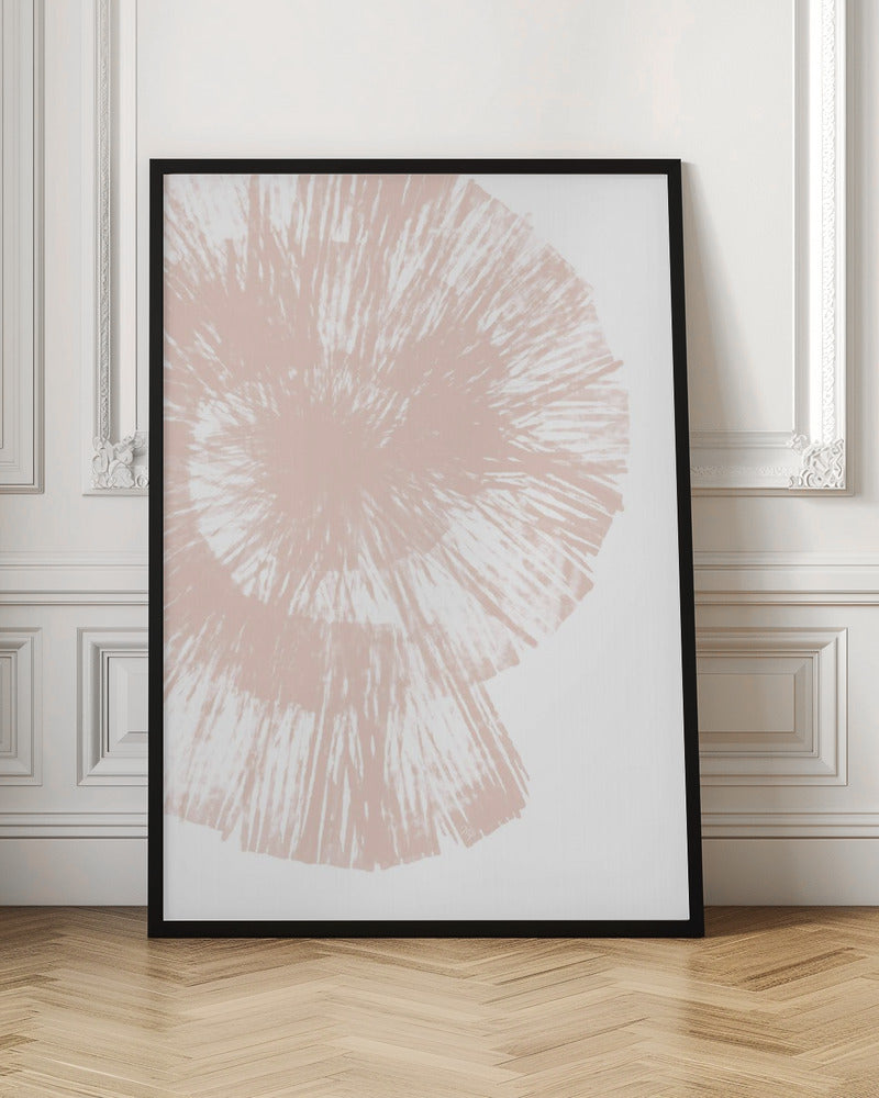 Blush Burst Abstract Digital Art