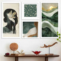 Botanical and Abstract Nature Gallery Wall Set