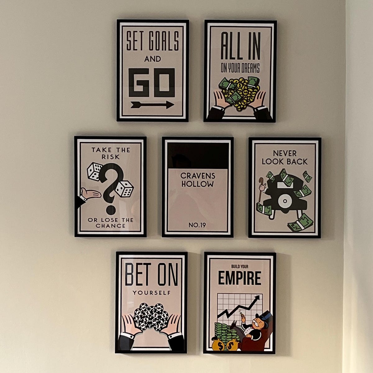 Motivational Hustle Digital Wall Art Bundle