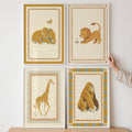 Safari Animals Digital Art Set