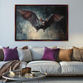 Gothic Bat Flight High-Resolution Digital Artwork
