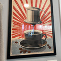 Vietnamese Coffee Retro Poster Digital Art