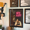 Nice Butt Classic Art Neon Remix Canvas Print