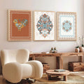 Bohemian Folk Trio Digital Artwork Collection