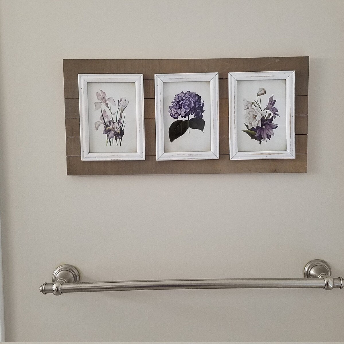 Vintage Purple Botanicals Trio Digital Art