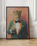 Dapper Leopard Toast Digital Art