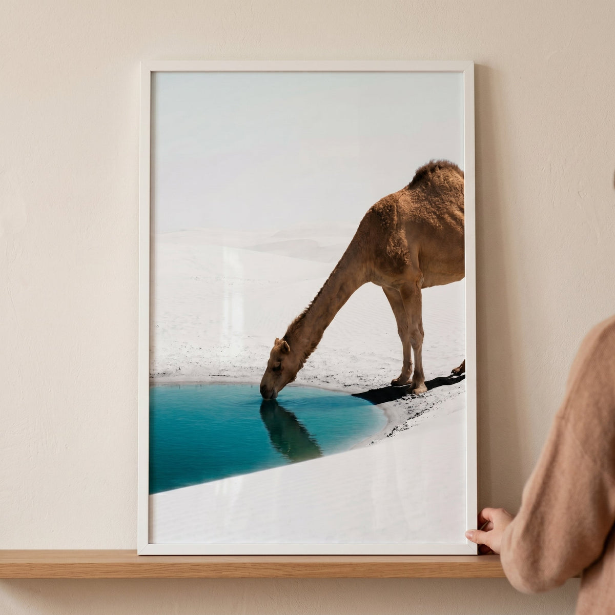 Desert Oasis Camel Digital Artwork