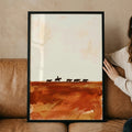 Rustic Cowboy Herd Digital Art