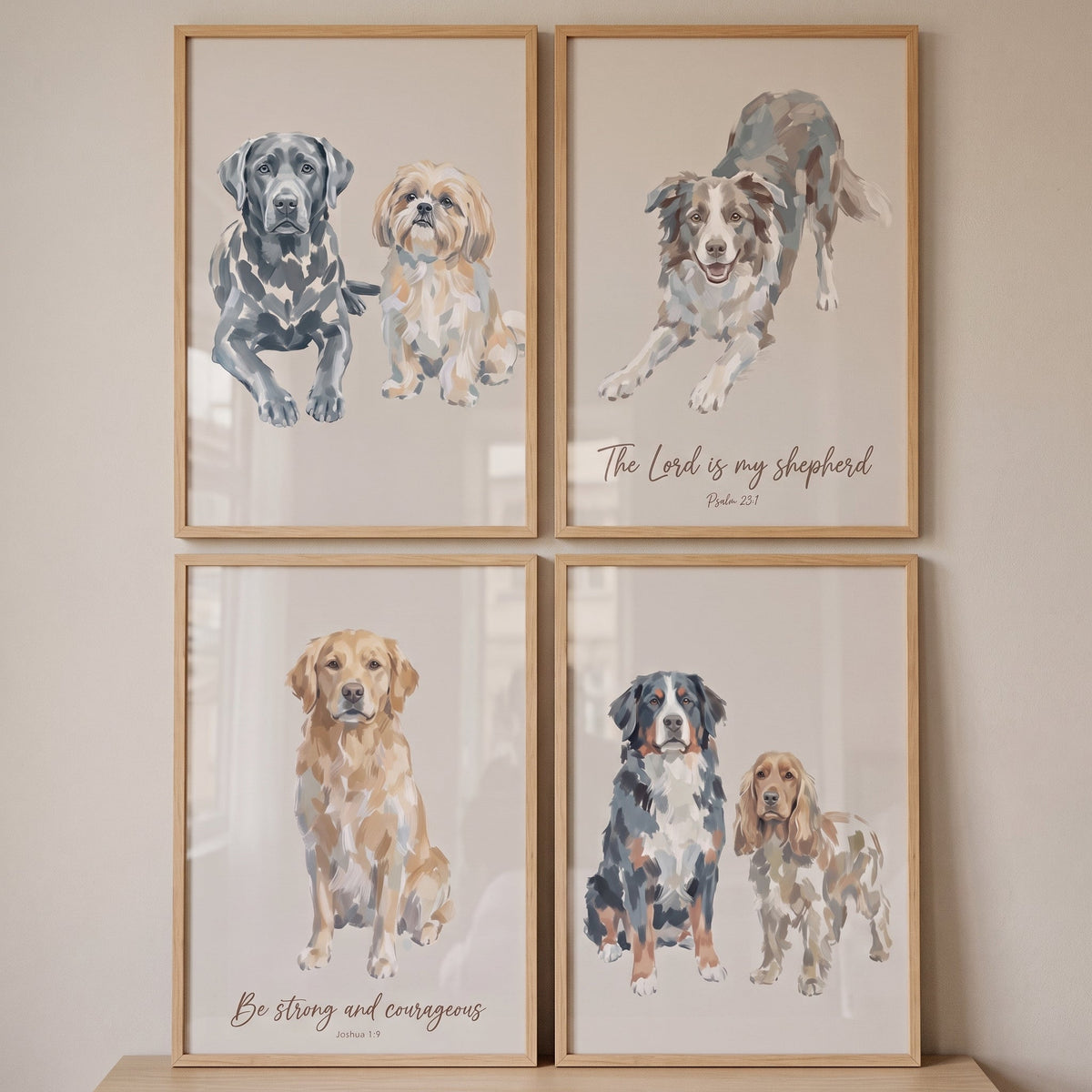 Custom Dog Portrait Digital Art