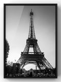 Eiffel Tower Monochromatic Parisian Digital Print