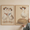 Cowboy Ducks Digital Art Collection