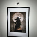 Mystical Witch by the Full Moon Digital Download