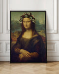 Mona Lisa with Hair Rollers Digital Art