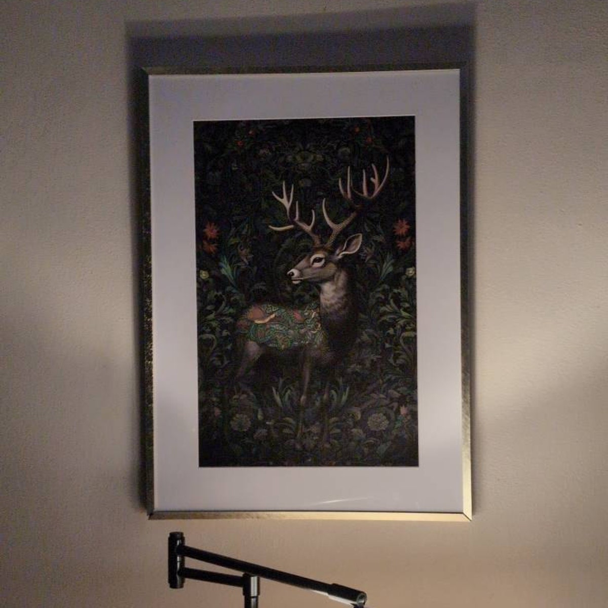 Enchanted Forest Deer Digital Art