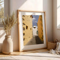 Sunlit Mediterranean Alleyway Digital Art