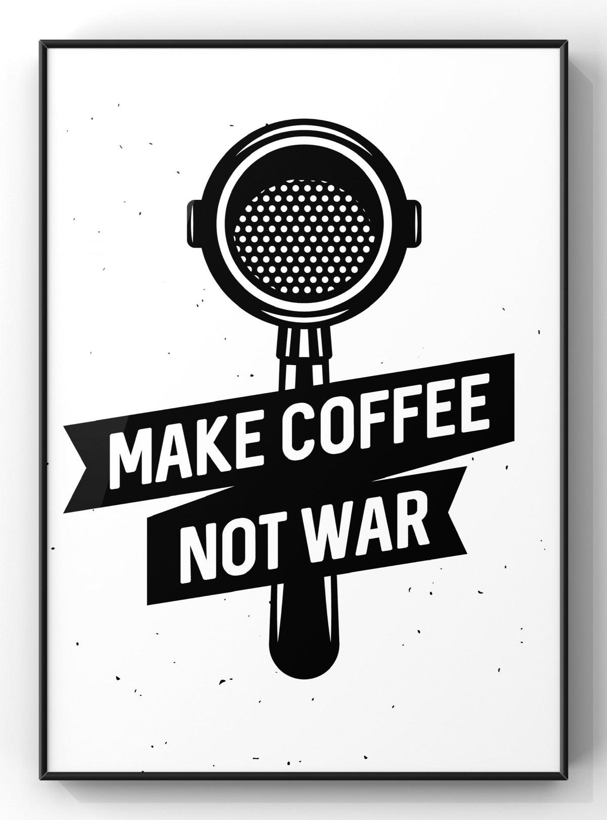 Make Coffee Not War Digital Art