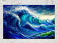 Ocean Wave Digital Art Print