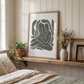 Abstract Botanical Embrace Digital Art
