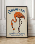 Carpano Verona Flamingo Vintage Vermouth Digital Poster
