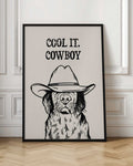 Cool It Cowboy Dog Digital Artwork
