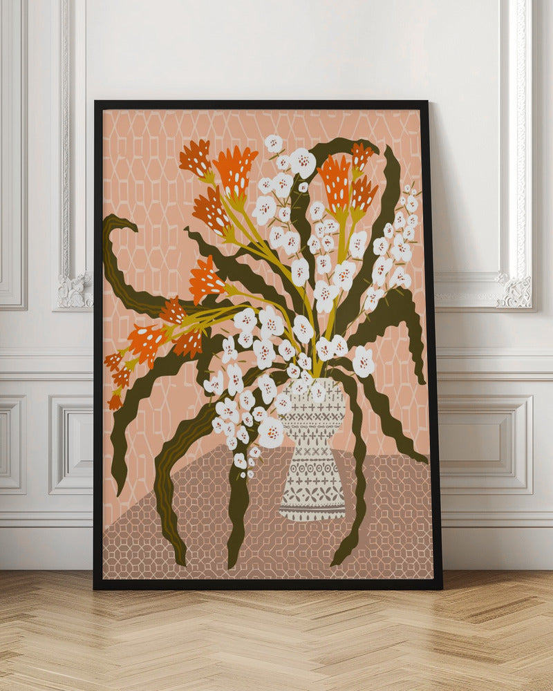 Boho Botanical Floral Still Life Digital Art